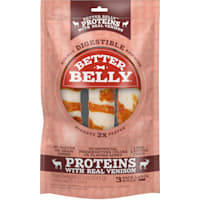 Better Belly Proteins With Real Venison Digestible Large Dog Chew