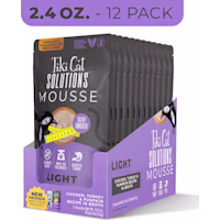 Tiki Cat Solutions Mousse, Light, Chicken, Turkey & Pumpkin Recipe in Broth Cat Food