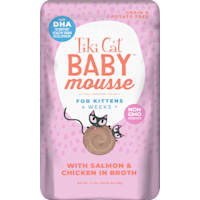Tiki Cat Velvet Mousse Kitten Salmon Wet Food