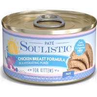 Soulistic Pate Kitten Chicken Breast Formula in a Hydrating Puree Wet Cat Food