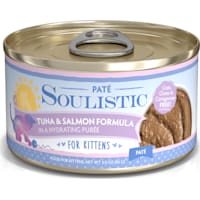 Soulistic Pate Kitten Tuna & Salmon Formula in a Hydrating Puree Wet Cat Food