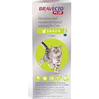 Bravecto Plus Topical Solution for Cats 2.6-6.2 lbs