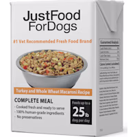 JustFoodForDogs Pantry Fresh Adult Turkey & Whole Wheat Macaroni Wet Dog Food
