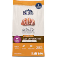 Natural Balance Limited Ingredient Small-Breed Adult Grain-Free Dry Dog Food Reserve Duck & Potato Recipe