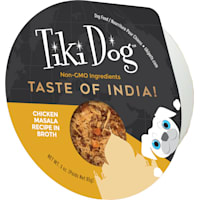 Tiki Dog Gourmet Taste of India Chicken Masala Recipe in Broth Wet Food