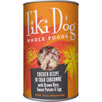 Tiki Dog Whole Foods Chicken Recipe in  Crab Consomme Wet Dog Food