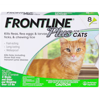 FRONTLINE Plus Flea & Tick Spot Treatment for Cat & Kitten (Green)