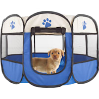 PETMAKER Pet Playpen with Carrying Case for Indoor/Outdoor Use