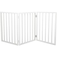 PETMAKER Freestanding Wooden White Pet Gate
