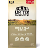 ACANA Grain-free, Singles Limited Ingredient, High Protein, Duck & Pear Dry Dog Food