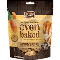 Merrick Oven Baked Grammy's Pot Pie with Real Chicken Natural and Crunchy Bag of Treats for Dogs