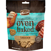 Merrick Oven Baked Turducken Recipe with Real Turkey, Duck, and Chicken Natural, Crunchy Bag of Treats for Dogs