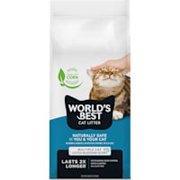 World's Best Cat Litter Lotus Blossom Scented Flushable Multi Corn Cat Litter