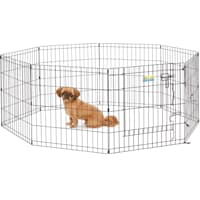 Midwest Black Contour Exercise Pen for Dogs