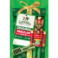 Greenies Original Regular Nutcracker Natural Holiday Dental Dog Chew