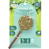 Oxbow Enriched Life Timothy Lollipop Apple for Rabbit