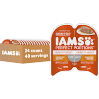 IAMS Perfect Portions Healthy Adult Grain Free Chicken Recipe Wet Cat Food Pate