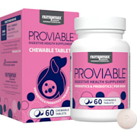 NUTRAMAX PROVIABLE Digestive Health Supplement Multi-Strain Probiotics and Prebiotics for Dogs