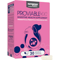 NUTRAMAX PROVIABLE Digestive Health Supplement Multi-Strain Probiotics and Prebiotics for Cats and Dogs