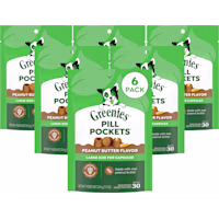 Greenies Pill Pockets Peanut Butter Flavor Large Size Dog Treats