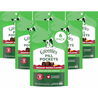 Greenies Pill Pockets Hickory Smoke Flavor Large Size Soft Dog Treats