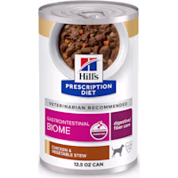 Hill's Prescription Diet Gastrointestinal Biome Digestive/Fiber Care Chicken & Vegetable Stew Wet Dog Food