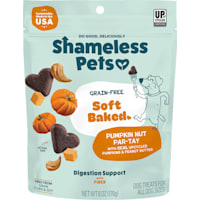 Shameless Pet Treats Pumpkin and Peanut Butter Soft-Baked Biscuit Dog Treats