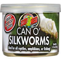 Zoo Med Can O' Silkworms Bearded Dragon Food