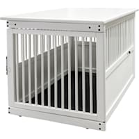 Richell Wooden End Table Dog Crate