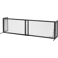 Richell Freestanding Black Metal Mesh Pet Gate