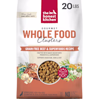 The Honest Kitchen Gourmet Whole Food Clusters Grain Free Beef & Superfoods Recipe Dog Food