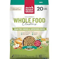 The Honest Kitchen Gourmet Whole Food Clusters Grain Free Chicken & Superfoods Recipe Puppy Dog Food