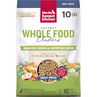 The Honest Kitchen Gourmet Whole Food Clusters Grain Free Chicken & Superfoods Recipe Small Breed Dog Food