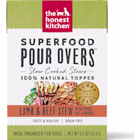 The Honest Kitchen Superfood Lamb & Beef Stew with Spinach, Kale & Broccoli Wet Dog Food Topper