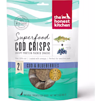 The Honest Kitchen Superfood Cod Crisps: Cod & Blueberry Dog Treats