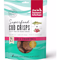 The Honest Kitchen Superfood Cod Crisps: Cod & Strawberry Dog Treats
