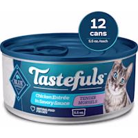 Blue Buffalo Tastefuls Chicken Morsels in Gravy Entrees Natural Wet Food for Adult Cats