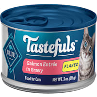 Blue Buffalo Tastefuls Made with Natural Ingredients, Salmon Flaked Wet Cat Food