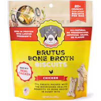 Brutus Bone Broth Chicken Flavor Dog Biscuits