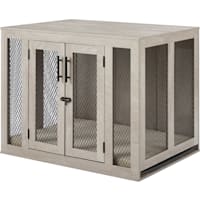 UniPaws Crate with Cushion and Tray for Dogs