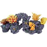 Penn Plax Yellow Coral Reef Aquatic Decor