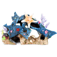 Penn Plax Blue Plane Coral Scape Aquatic Decor