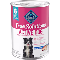 Blue Buffalo True Solutions Chicken, Top Form Active Adult Wet Dog Food