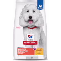Hill's Science Diet Adult 7+ Perfect Digestion Small Bites Chicken, Whole Oats & Brown Rice Recipe Dry Dog Food
