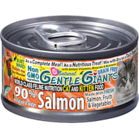 Gentle Giants Natural Non GMO Salmon Cat and Kitten Can Food