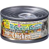 Gentle Giants Natural Non GMO Chicken Cat and Kitten Can Food