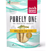 The Honest Kitchen 100% White Fish Filets Dog Treats