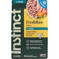 Instinct Frozen Raw Bites For Puppies Grain Free Cage Free Chicken Recipe Dog Food
