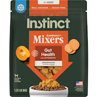 Instinct Frozen Raw Boost Mixers Grain Free Gut Health Grain Free All Natural Dog Food Topper