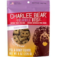 Charlee Bear Bearnola Bites Peanut Butter & Honey Crunchy Granola Dog Treats